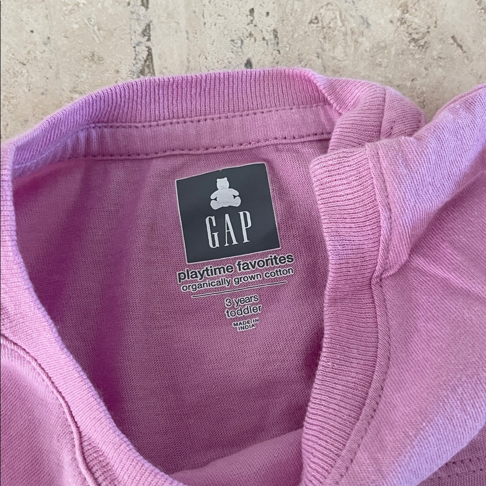 GAP Kids Short Sleeve Tee Set - Pink, Green, White, Navy Bundle / lot of 5 - Picture 6 of 6